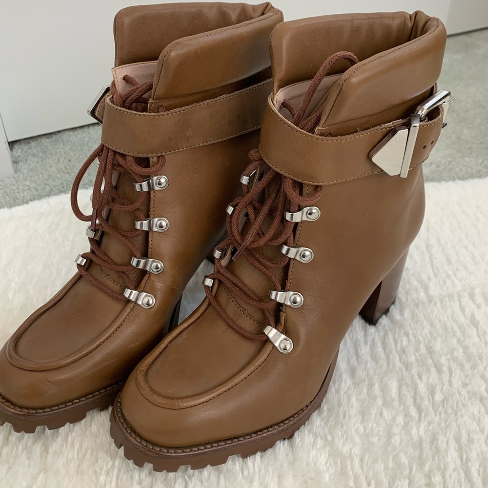 Schutz winter leather bootie hazel 8M.